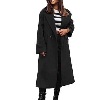 ジャケット・アウター T/SEHNE double layered pea coat black Alpine Swiss Jake Mens Wool Pea Coat Double Breasted Jacket